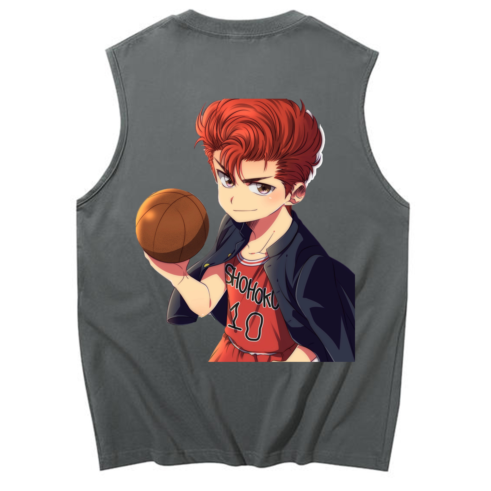 （画像用） SLAM DUNK／スラムダンク コットン100％タンクトップ（背面プリント）